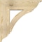 Ekena Millwork Thorton Traditional Rough Sawn Bracket w/ Offset Brace, Douglas Fir, 8"W x 26"D x 26"H BKT0806X26X26THR01RDF - alternate 4